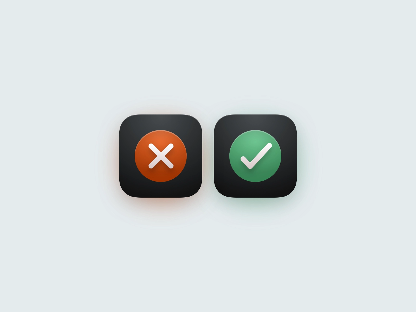Fail & Success icons